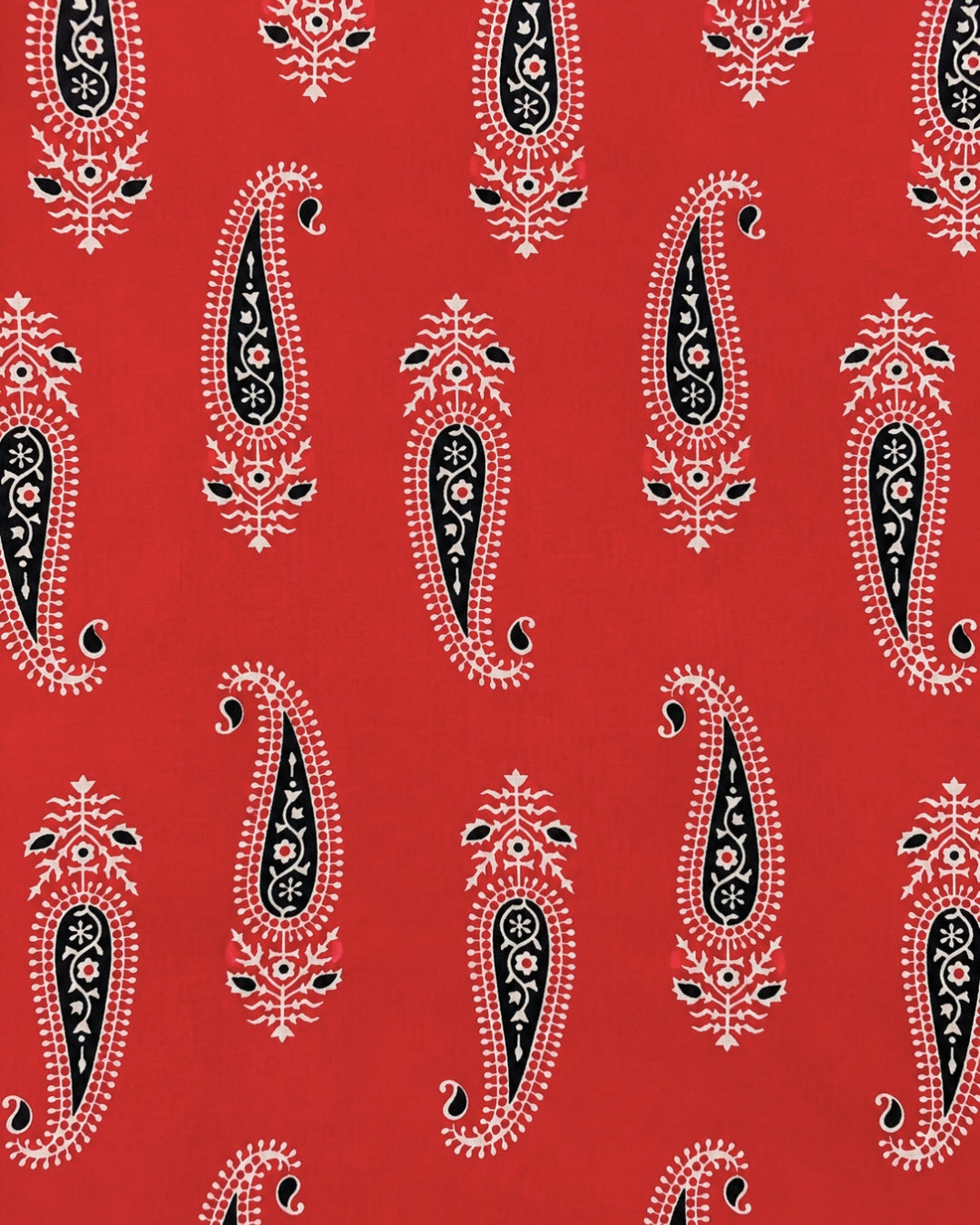 AZRAK Red Blossom Short Kurti