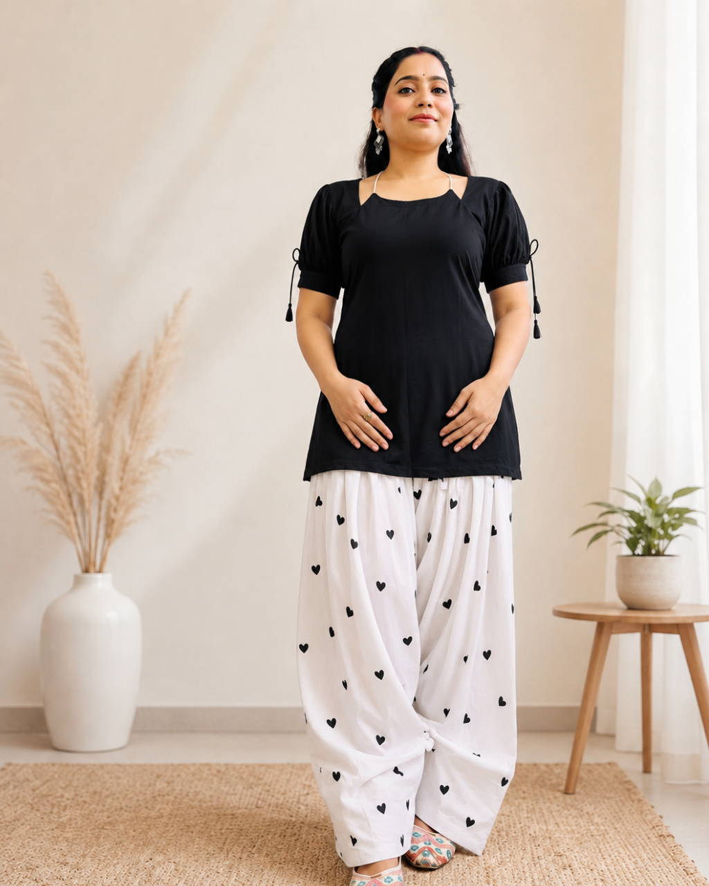 MASHOOQA Corset  Back Kurti  with Farshi salwar  Set