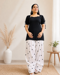 MASHOOQA Corset  Back Kurti  with Farshi salwar  Set