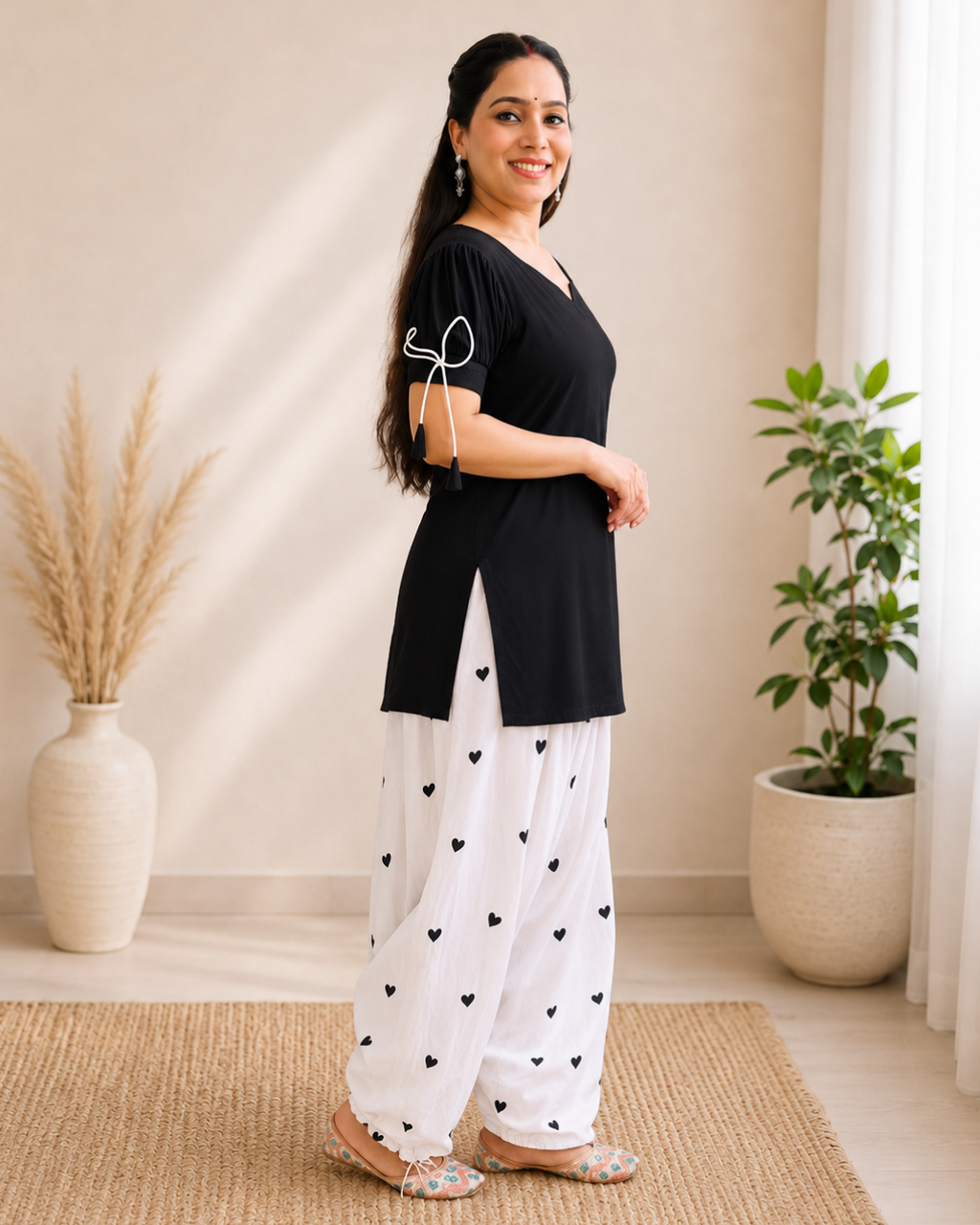 MASHOOQA Corset  Back Kurti  with Farshi salwar  Set